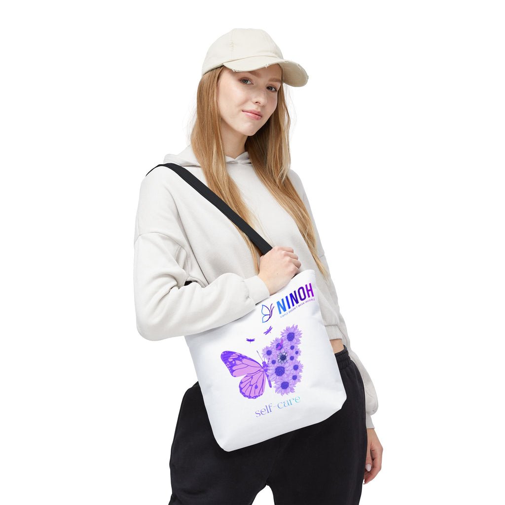 Self Care Butterfly Tote Bag — Simple Doesn't Mean Invisible